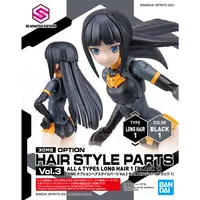 30MS オプションヘアスタイルパーツVol.3 全4種 ロングヘア1[ブラック1]